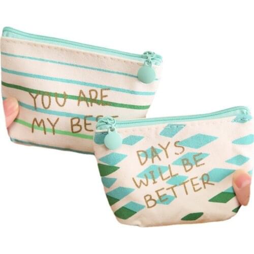 2021 Fashion Womens Lady Kid Coin Wallet Lady Small Mini Coin Pouch Zipper Money Key Earphone Line Cute Coin Purse Card Holder