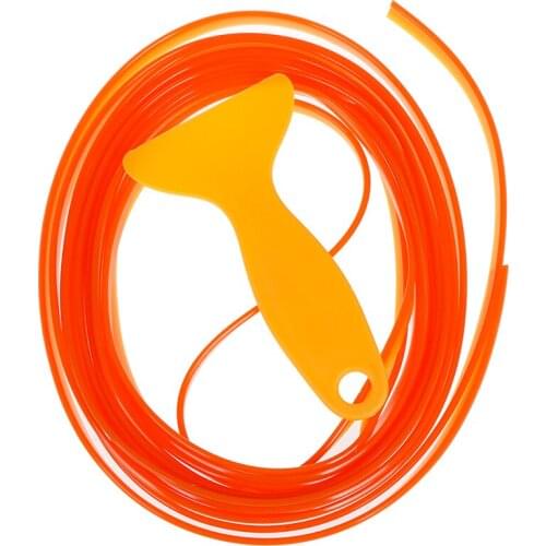 5m Air Outlet Door Protector Rubber Trim Molding Scratch Strip Car Styling Interior Decoration Strip Auto Bumper