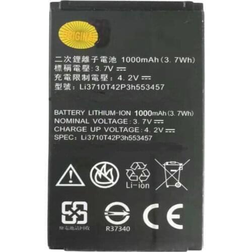 1000mAh Li3710T42P3h553457 battery for ZTE S100 S189 C360 C361 N600 N606 C170 H520 V16 mobile phone Battery Batteries