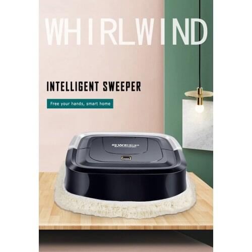 Mini Auto Robot Vacuum Cleaner Cleaning Home Automatic Mop Dust Clean Functional Sweep for Sweep&Wet Floors&Carpet&Home use