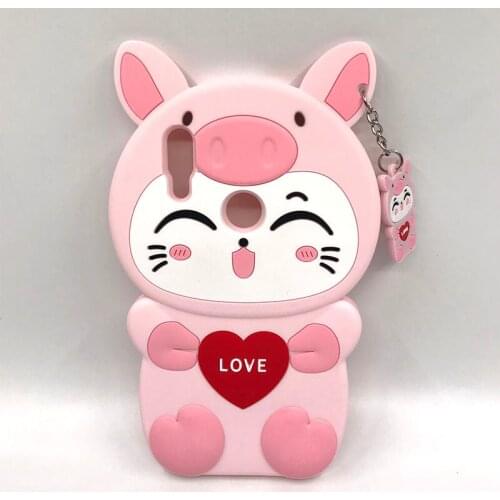 For Xiaomi Redmi Note 7 Case Cover Silicone Shockproof Redmi 7 Note 7 Pro 3D Cartoon Cute Cat Protective Xiomi Note7 Case 6.3