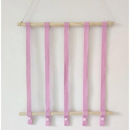 Nordic Style Wood Girl Hair Pin Storage Racks Hook Type Children Bobby Pin Storage Holders Photography Props