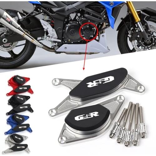 For Suzuki GSR750 GSR600 GSR400 GSR 400 600 750 CNC POM Frame Slider Crash Pad Engine Stator Case Saver Cover