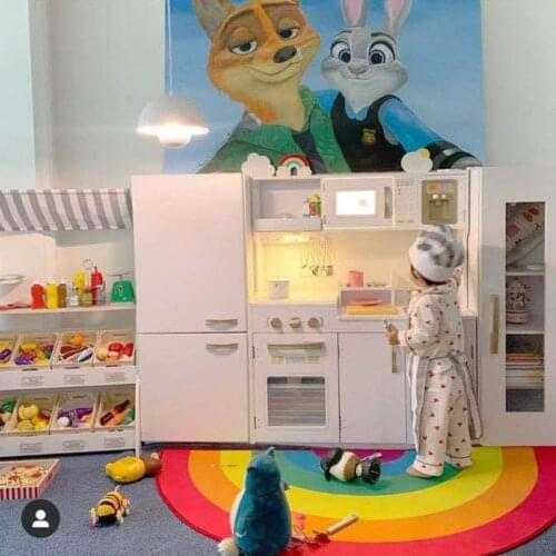 Household Rainbow Area Rug Colorful Floor Mat Doormat Decorative Carpet Decor P31B