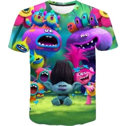 Boys High Quality 3D Printing Cartoon t shirt Elves Tshirt Girls Baby Short Sleeve Kids Teens Child Casual t-shirts Fashion Tops