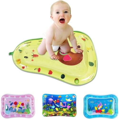 0-3Y Baby Toy Play Mat Newborn Pat Water Mat Childrens Educational Game Cartoon Toy Summer Baby Water Play Mat Baby Play