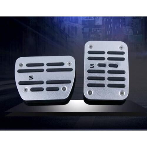 Higher star aluminium alloy clutch pedal+acceleratorpedal+brake pedal,car footboard for Nissan SYLPHY,Sentra 2012-2017 MT/AT