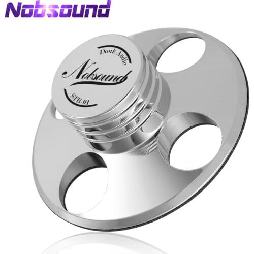 Nobsound Hi-End Hi-Fi Records LP Disc Stabilizer Turntables Vinyl Clamp Anti-skid Pure Copper Gold /Zinc alloy Silver