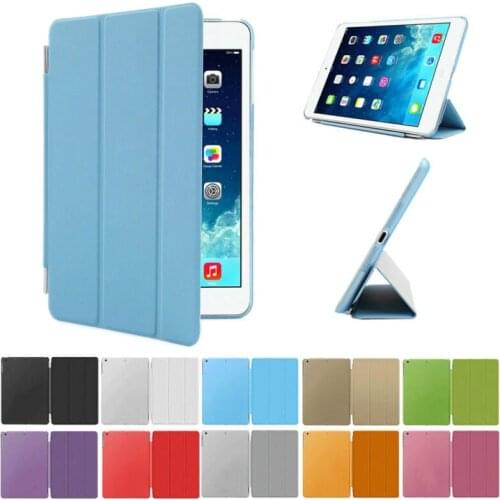 Smart Folio Cover For Apple iPad Air 1 2 3 4 5th 6th 7th 8th Generation Pro 11 12 9 Case 2021 2020 Magnetic Stand Tablet Sleeve