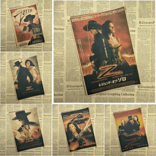 Vintage Poster The legend of zorro Antonio Banderas Catherine Zeta Jones Legend Movie Poster retro poster