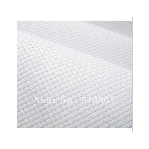 High Quality Free Shipping White/Red/Black 9 Count (9 CT) 100X50cm Aida Cloth Cross Stitch Fabric