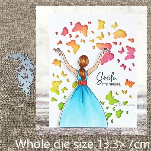 XLDesign Craft Metal Cutting Dies stencil mold Butterfly Swirl decoration scrapbook Album Paper Card Craft Embossing die cuts