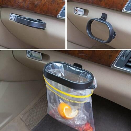 1 Pcs Self Adhesive Vehicle Auto Car Trash Holder Garbage Bag Rubbish Bin Hanging Trash Rack Storage Rack