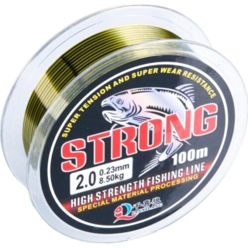 100m Fluorocarbon Fishing Line 0.6#-7# Leader Wire Nylon Fishing Cord Accessories the Winter Rope Fly Fishing Lines