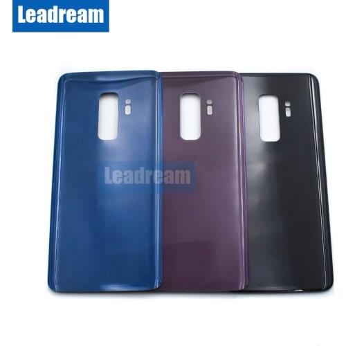 100PCS Back Battery Door Housing Cover Rear Glass with Adhesive for Samsung Galaxy S9 G960 G960F S9 Plus G965 G965F Free DHL