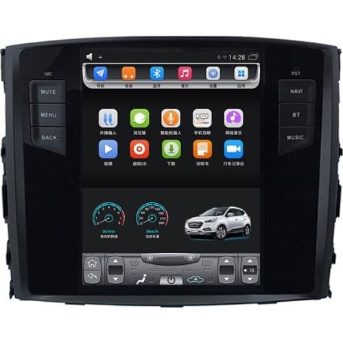 2009-2018 Pajero V93 V97 10.4 inch Vertical touch Screen Android Car GPS Navigation multimedia Video Bluetooth Wifi