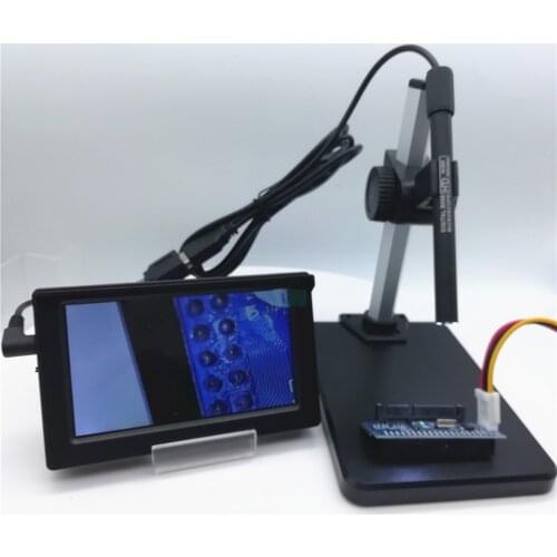 4.3 Inch Monitor Build-in Battery 1-600X Continous Focal USB Digital Microscope Handheld Endoscope Camera