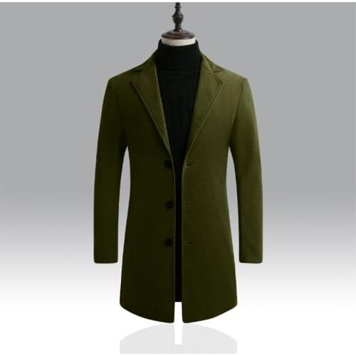 AUSO Mens Long Coats