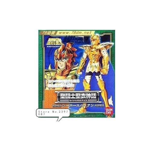 Free shipping Bandai Saint Seiya Cloth sea fighter Myth Marina Hippocampal Sea Horse Baian Action Figure