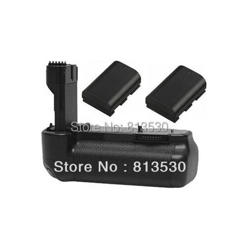 BG-E7 Equivalent Battery Grip + 2pcs LP-E6 Batteries for Canon EOS 7D Digital SLR Camera