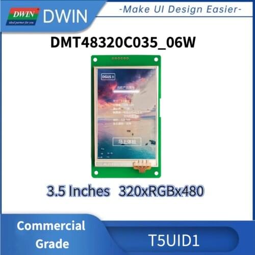 DWIN TFT LCD Display 3.5 Inch HMI Touch screen 320*480 Resolution UART Serial