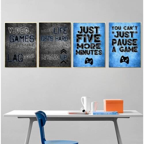 Electronic painting inspirational canvas printing poster murals simple children living room bedroom hotel decorative painting