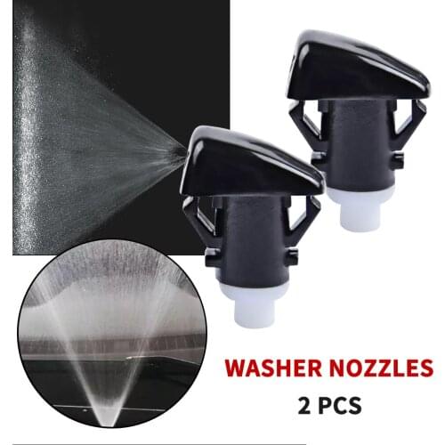 2PCS Front Windshield Washer Nozzles For 2014-2015 Chevrolet Cruze Replaces OEM: 95226510 Spray Jet Kit