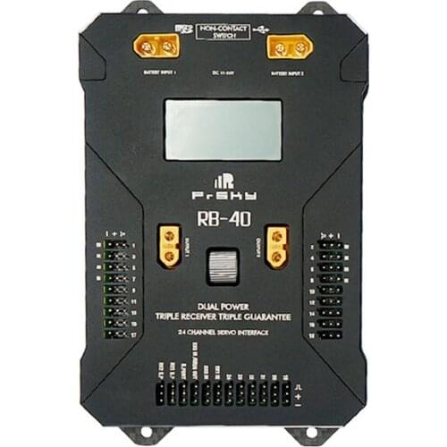FrSky RB-40 Multifunctional Redundancy Module 24CH PWM Output Security Backup Center Module For Multicopter Racing Drone Parts