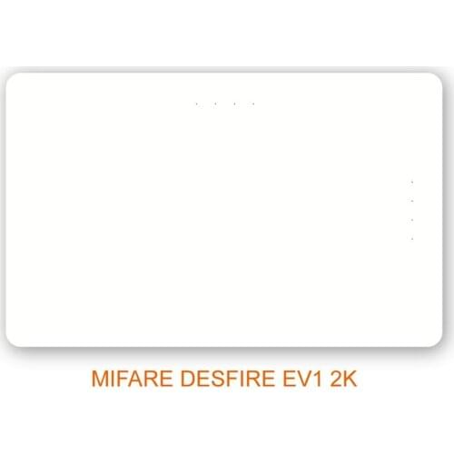 RFID ISO PVC Card, MIFARE DESFIRE EV1 2K Card