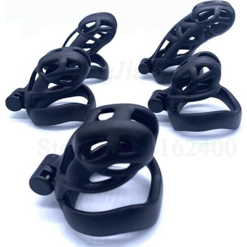 Cobra III Cock Cage,Male Chastity Device With Arc-Shaped Penis Rings,Mamba Chastity Belt,Penis Lock,Adult Sex Toys for Man Gay