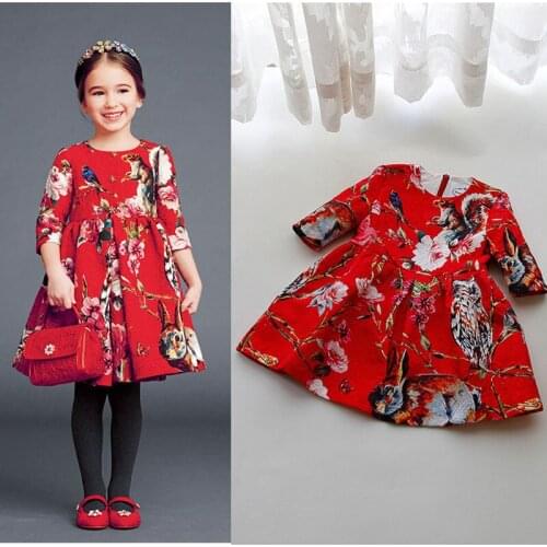 Summer Kids Wedding Dresses Cartoon Fancy Girl Dresses Costume High Quality Printing Tutu Girls Dress Summer Girl Princess Dress