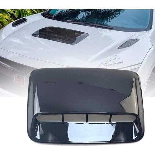 Marlaa Air Outlet Cover Decoration Universal Car Hood Scoop Air Flow Intake Vent Cover Car Styling