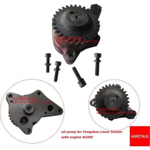 Oil pump for Fengshou Lenar tractor 254 with engine NJ380 / NJ380, part number