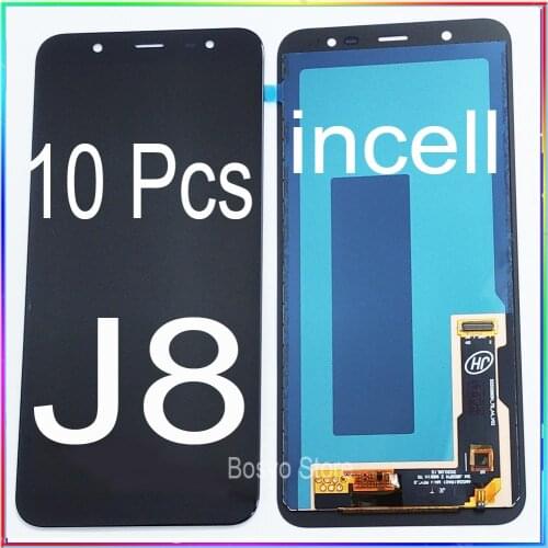 WholeSale 10 Pcs/lot for samsung J8 2018 LCD Screen Display with Touch Digitizer Assembly J810 incell