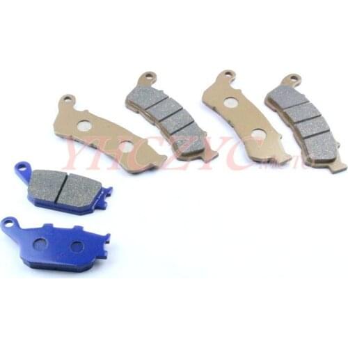 For HONDA CBF500 2004-2007/CB600F Hornet 600(ABS) 2007-2012 motorcycle front and rear brake pads set