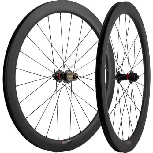 Full 700C Carbon Road bicycle Wheels 50mm depth Clincher bike Wheelset UD Matte Bicycle Wheel disc brake