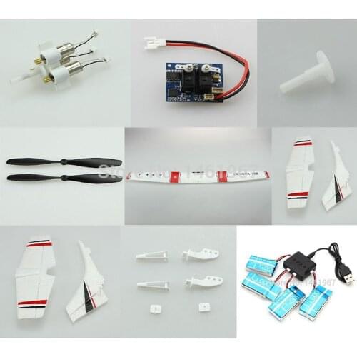 Wltoys F949 RC plane spare parts motor propeller Landing gear receiver gear etc