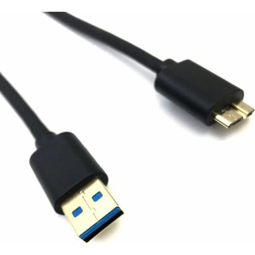 Gold Plate USB 3.0 A to Micro B Male Adapter Converter Cable Data External for SSD HDD Mobile Hard Disk Converter Adapter Cord