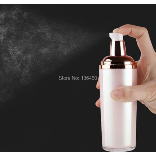 10pcs per pack spray bottle 30ml 50ml 80ml 120ml Acrylic custom spray bottles pressure spray bottle cosmetic packaging tubes