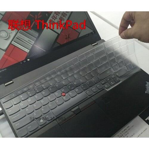 15.6 inch TPU Laptop Keyboard Cover Skin Protector For Lenovo Thinkpad T580 P52S E580 L580 15'' 2018 New Version