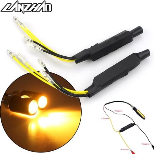 Pairs Motorcycle 12V Turn Signal Lights Resistor Adapter Turn Signals Blinker Flasher Indicator Troubleshooting Decoder