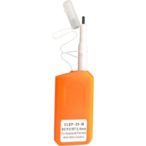 2pcs/lot New Model Mini One-Click Fiber Optic Cleaner Pen for 2.5mm SC ST and FC &1.25mm lc Connectors Fiber Optic Tools