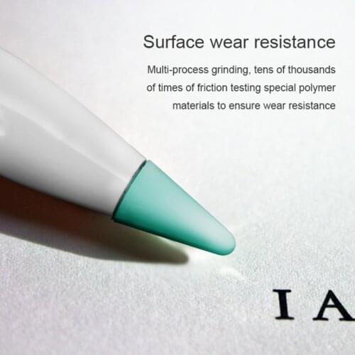 4pcs/ 8pcs Writing Tip Protector for Apple Pencil Anti-slip Silent Case Cover Protection Replacement Case for i Pad Pencil