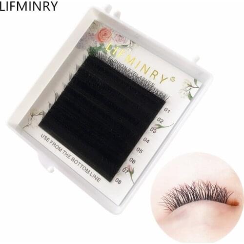 5cases high-quality faux mink Y shape volume eyelash extension YY false eyelashes weave eyelash soft natural Make up tools