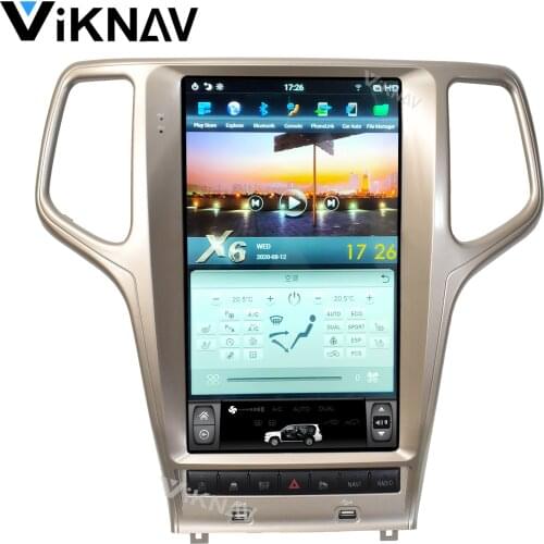 Car radio multimedia player for JEEP Grand cherokee 2011-2019 android auto DVD player GPS navigation stereo video player FM