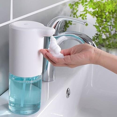350ml Touchless Bathroom Smart Sensor Liquid Soap Dispenser for Kitchen Hand Free Automatic