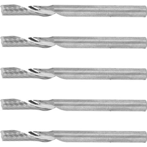 DIY sewing tool tools Woodworking Spiral Milling Cutter Tungsten Steel Router Bit for Carpenter 3.175 X 12mm Embossing