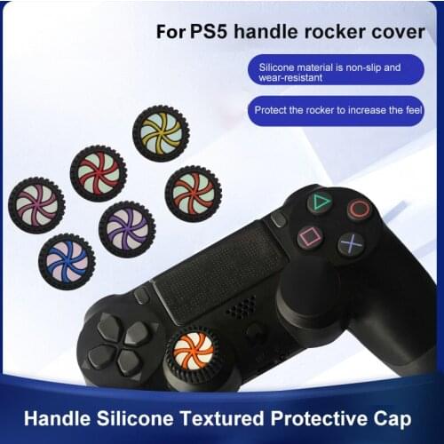 2PCS Soft Silicone Protective Cover For PS5 Joystick Handle Button Thumb Grips Cap Slim Rocker Cap For XBOX360 Switch Pro