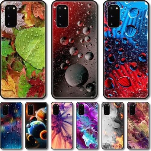 Colorful design Phone Case For Samsung Galaxy Note S21 20 10 9 E Lite UW Ultra 5G PRO Black Shell Cover