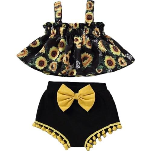 Summer Baby Girl Clothes Fashion 2021 New Style Newborn 0-18 Months Girls Baby Clothes 2Pcs Party Birthday Girl Kids Outfits